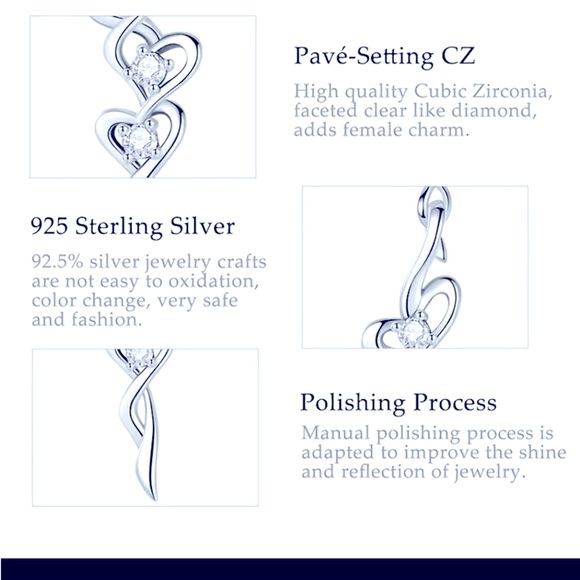 .925 dangling earrings - Picture 5 of 6